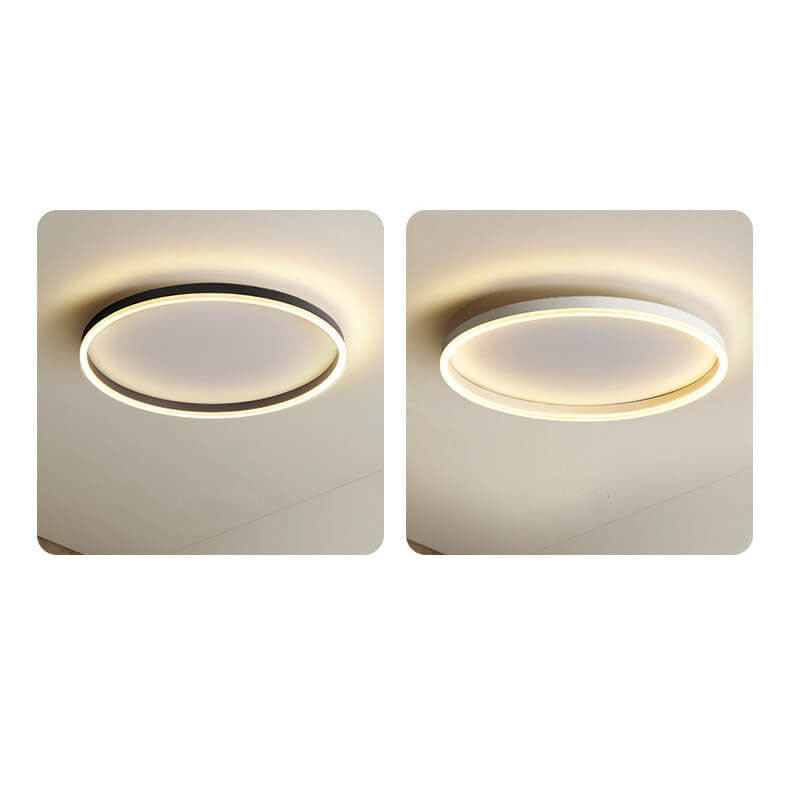 20 in Dimmable LED Ceiling Light with Remote Iron & Acrylic Fixture for Bedrooms Hallways Living Rooms Modern Low-Profile Design