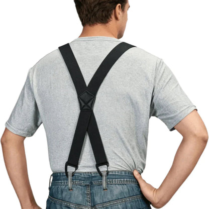 Adjustable Suspenders for Men – Classic Y-Back & X-Back Elastic with Metal Clips for Everyday Wear & Formal Events