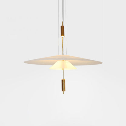 Modern LED Ceiling Fixture 26 Inch White Acrylic Adjustable Height for Kitchen Dining Bedroom Entryway Overhead Lighting Fixture