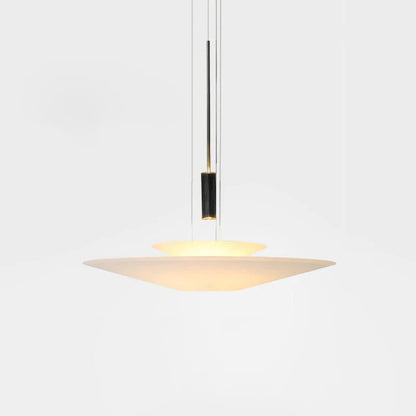 Modern LED Ceiling Fixture 26 Inch White Acrylic Adjustable Height for Kitchen Dining Bedroom Entryway Overhead Lighting Fixture