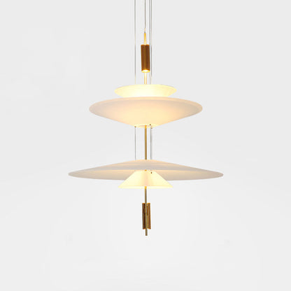 Modern LED Ceiling Fixture 26 Inch White Acrylic Adjustable Height for Kitchen Dining Bedroom Entryway Overhead Lighting Fixture