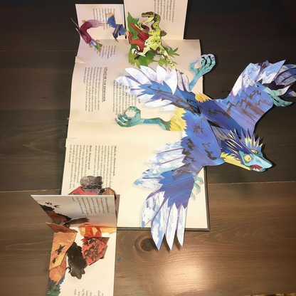 Interactive 3D Pop-Up Dinosaur Encyclopedia for Kids | Educational Prehistoric Adventure Book with Lifelike Scenes