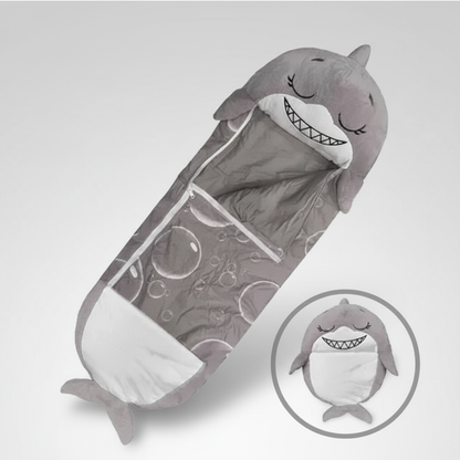Kids' Convertible Sleeping Bag with Pillow Function in Adorable Animal Character Designs for Sleepovers Travel Nap Time Daycare Home Use Lig