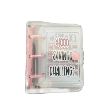 Cash Envelope Budget Binder for Money Saving Challenge Tracker – Reusable Vinyl Organizer for Bills Vacation Christmas Fund Planning