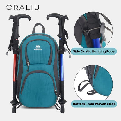 Adventure Ready | Travel Backpack with Waterproof Nylon Design | Lightweight Daypack for Hiking and Outdoor Activities