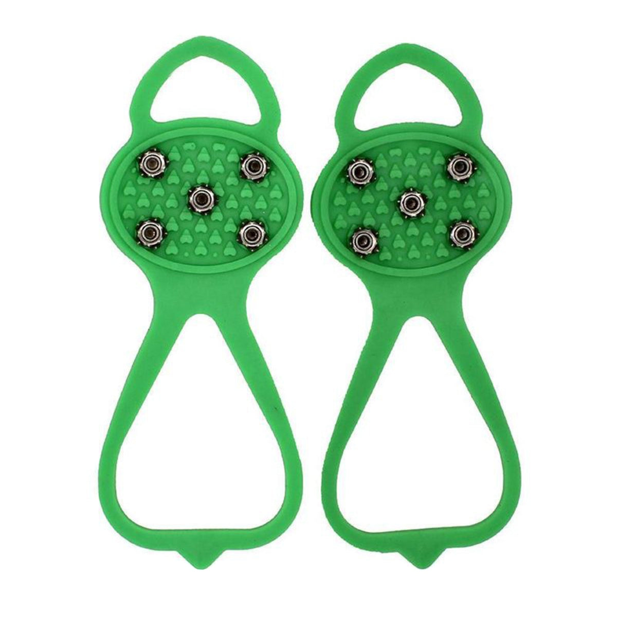 Traction Cleats for Winter Walking on Ice and Snow – Portable Over-Shoe Spikes for Adults and Kids – Lightweight Slip-On Grips