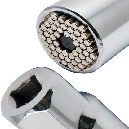 Self-Adjusting Multi-Grip Socket Tool for Bolts, Nuts & Fasteners in Metric & SAE Sizes | Fits 1/4 to 3/4 Inch Hardware