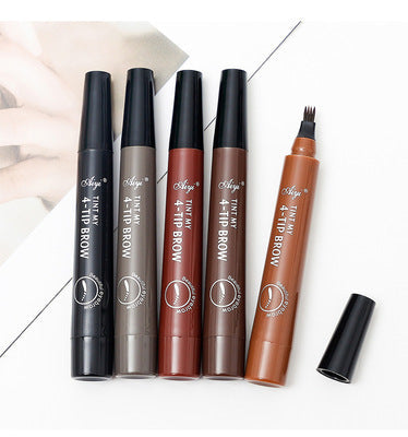 Precision Tip Brow Pencil Long-Lasting Waterproof Makeup for Natural Fuller Arches Microblading Effect