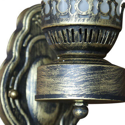 Industrial Bronze Metal Wall Sconce 16.5 in E26 Socket Hardwired Fixture for Hallways Bedrooms Living Rooms Entryways