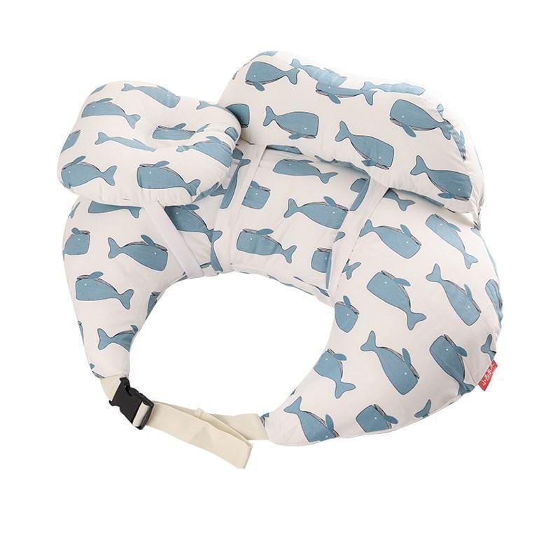 Adjustable Infant Feeding Cushion with Waist Belt – Ergonomic Support for Breastfeeding & Bottle Feeding, Multi-Use Baby Positioning
