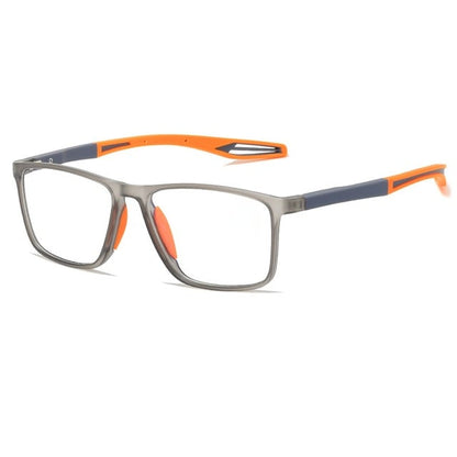 Titanium Multi-Focus Reading Eyewear with Screen Protection for Men & Women Over 40 | Featherweight Rectangular Frame