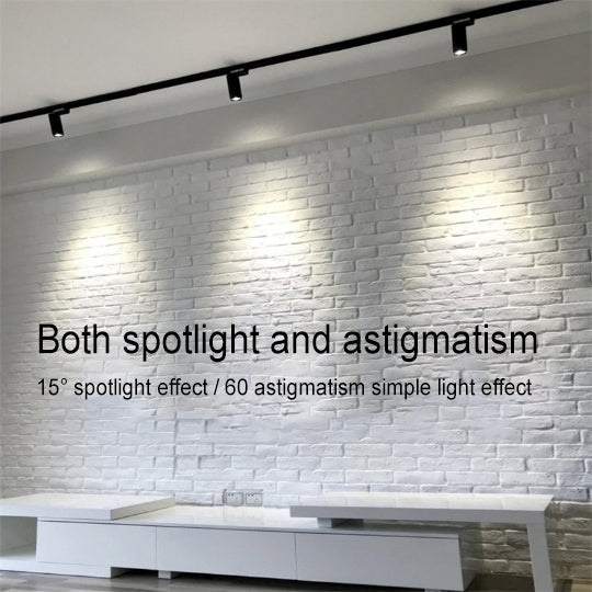 Adjustable LED Track Lighting System Flush Mount Ceiling Spots for Kitchen Hallway Living Room 3 4 5 Heads Dimmable Aluminum Directional Spo