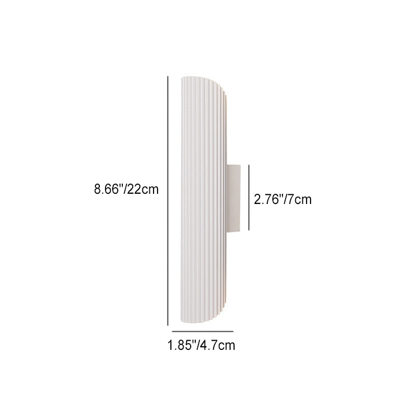 Modern Wall Sconce Light Fixture 6W LED 600 Lumens for Living Room Bedroom Hallway Entryway Indoor Minimalist Decorative Lighting
