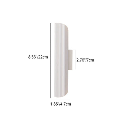 Modern Wall Sconce Light Fixture 6W LED 600 Lumens for Living Room Bedroom Hallway Entryway Indoor Minimalist Decorative Lighting