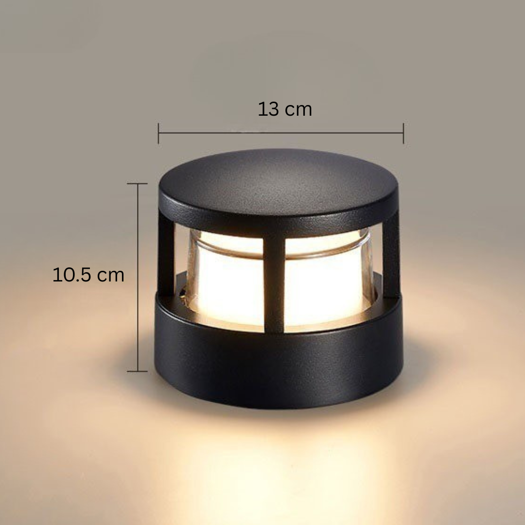 Weatherproof LED Outdoor Wall Light – Square & Round Industrial Fixture for Patio, Garden, Pathway
