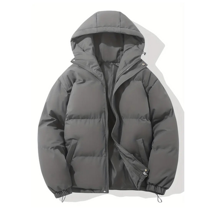 Hooded Puffer Jacket for Women – Water-Resistant Quilted Winter Coat with Side Pockets for Everyday Wear, Travel & Outdoor Activities