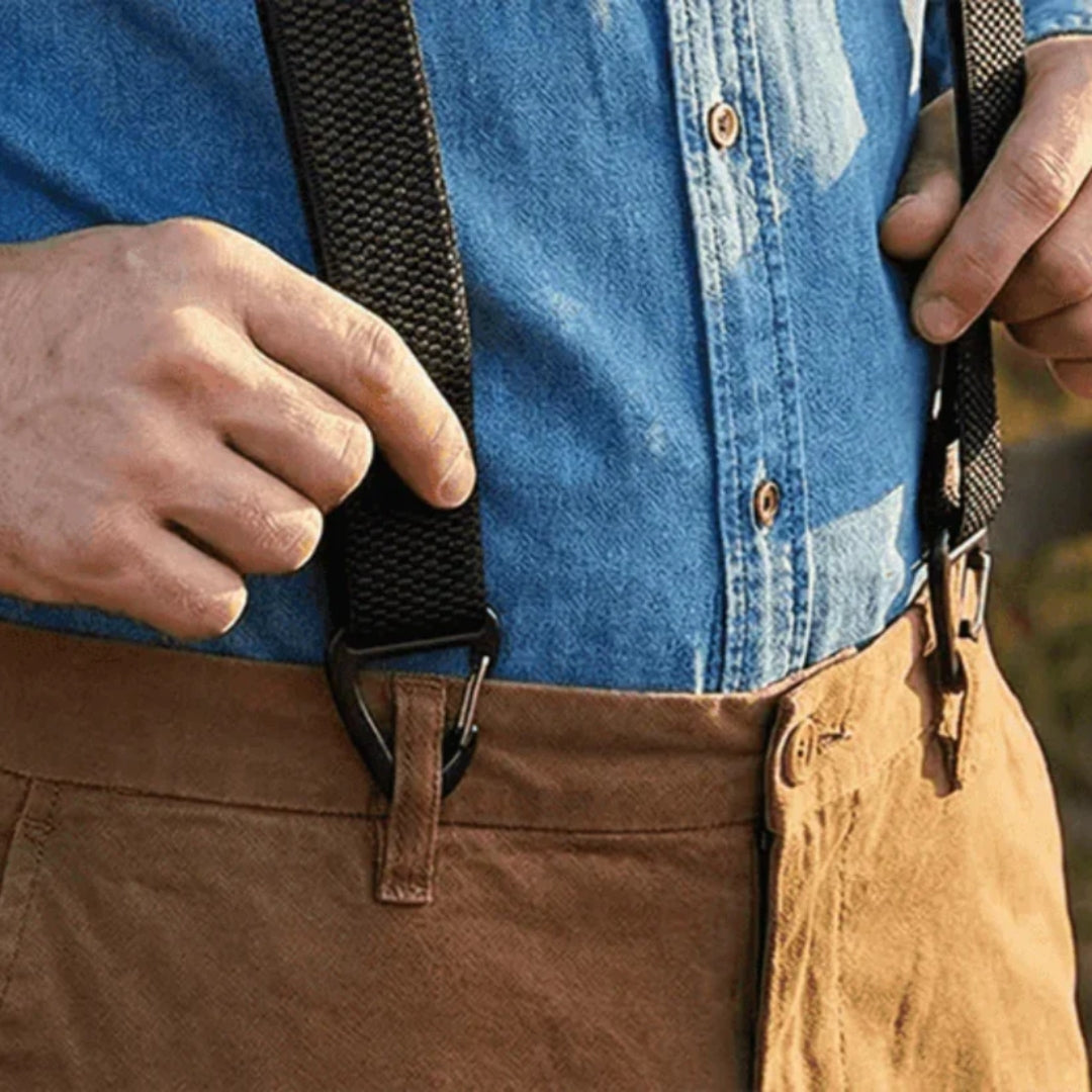 Adjustable Suspenders for Men – Classic Y-Back & X-Back Elastic with Metal Clips for Everyday Wear & Formal Events