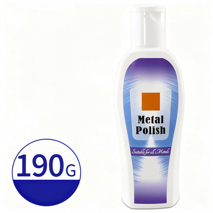 Metal Polish Paste for Stainless Steel Rust and Scratch Removal – Kitchen Appliance Cleaner for Chrome Brass Copper – 6.7 oz Tube Restores S