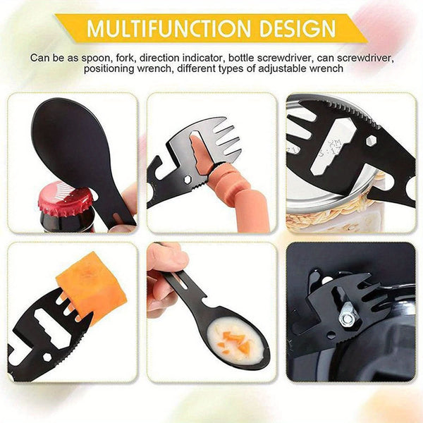 TRAILSYNC – Multifunction Camping Spork Tool for Outdoor Dining