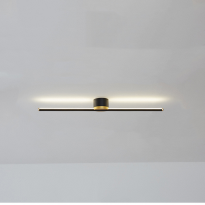 Sleek LED Flush Mount Ceiling Light for Bedroom Living Room Kitchen Hallway Modern Linear Panel Fixture with Silicone Diffuser