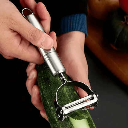 SLICEFLEX – Stainless Steel Vegetable Peeler & Julienne Slicer