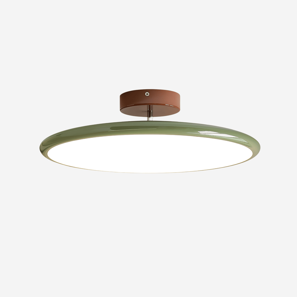 Swivel LED Flush Mount Ceiling Light 12 Inch Round Indoor Lamp Adjustable Directional Lighting for Bedroom Living Room Kitchen Dining Room T