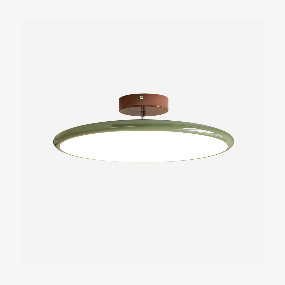 Swivel LED Flush Mount Ceiling Light 12 Inch Round Indoor Lamp Adjustable Directional Lighting for Bedroom Living Room Kitchen Dining Room T