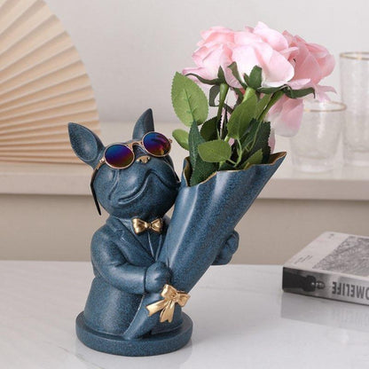 Frenchie Bulldog Woof Vase