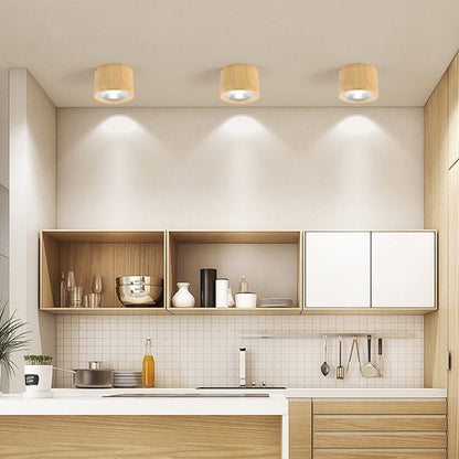 Low-Profile LED Ceiling Light 4.7 in Round Fixture 12W Contemporary Overhead Lighting for Bedrooms Hallways Home & Office Compact Surface-Mo