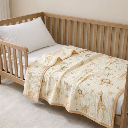 WILDNEST – Animal Kingdom Blanket for Cozy Comfort