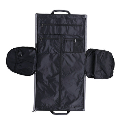 Convertible Garment Duffel Bag with Shoe Compartment for Business Travel & Weekends, Hanging Suit Carrier