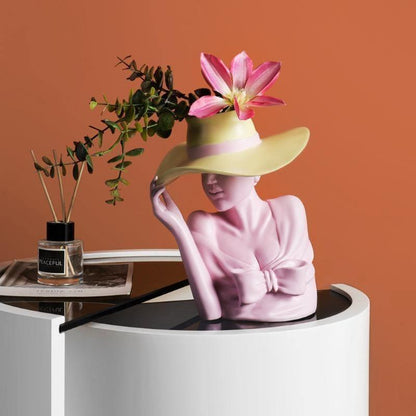 Woman Cap Container