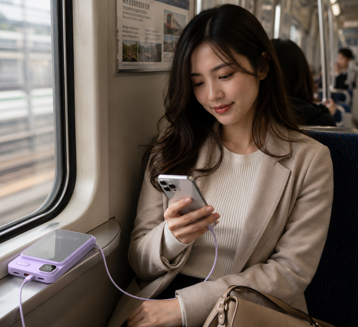 Ortekor Best Power Bank | Best Portable Charger with Inductive Charging & Digital Display