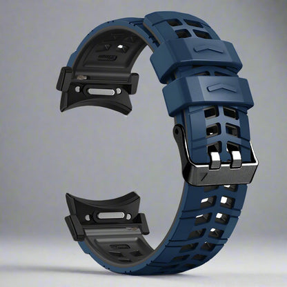Flexible Silicone Galaxy Watch Ultra Band – Sport Strap for 47mm Ultra, Ultra 2 & 2025 Models – Adjustable Buckle Replacement Wristband