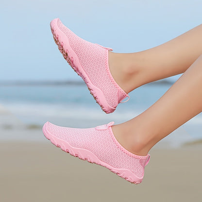 Women's Quick-Dry Water Shoes for Swimming & Beach – Breathable Mesh, Non-Slip Rubber Sole for Pool, Surf, Kayaking, Yoga & Gym Workouts