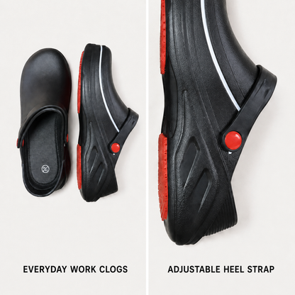 Oil-Resistant Work Shoes with Waterproof Protection & Anti-Slip Grip for Men – Industrial Safety Footwear for Kitchen, Construction &