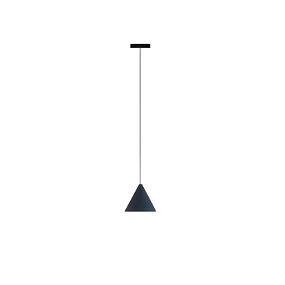 Sleek Silver Pendant Light | Simple Metal Drop Lamp - Ortekor