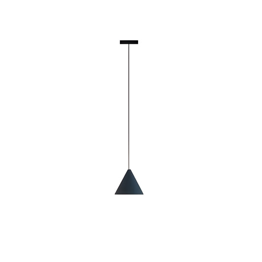 Sleek Silver Pendant Light | Simple Metal Drop Lamp - Ortekor