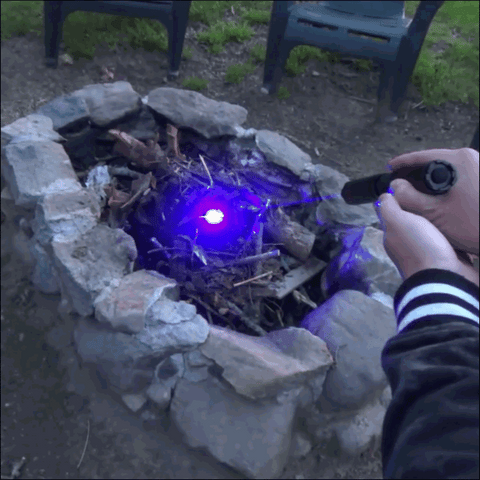 NovaBeam | Laser Beam Flashlight with 5000m Range & Thermal Ignition | Durable Outdoor Tool for Survival and Cooking