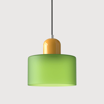 Handwoven Glass Pendant Light Bauhaus Style Indoor Hanging Lamp Adjustable Cable for Dining Room Kitchen Home Office