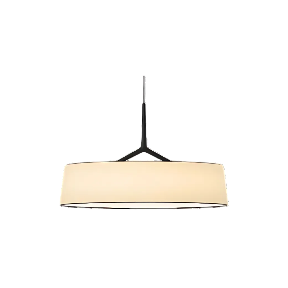 Metal Overhead Fixture 18-Inch Diameter Adjustable Drop Cord LED Ceiling Light for Kitchen Counter and Eating Area