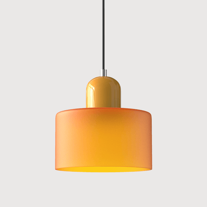Handwoven Glass Pendant Light Bauhaus Style Indoor Hanging Lamp Adjustable Cable for Dining Room Kitchen Home Office