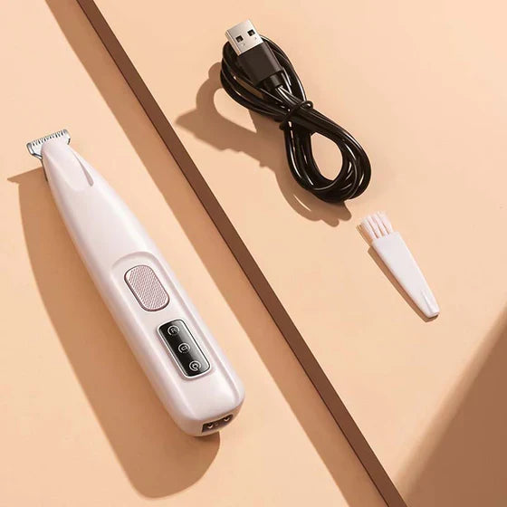 Cordless Pet Grooming Clippers for Dogs and Cats – Rechargeable Electric Trimmer for Paws, Face, Ears & Body – Quiet, Safe Blade Design for