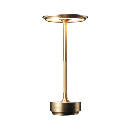 Rechargeable LED Touch Lamp Aluminum Portable Dimmable Night Light for Bedroom Desk Dining Room & Patio | Cordless Accent Lighting