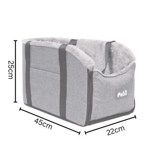 Cloud Paws | Travel Booster Seat for Pets with Plush Cushion | Comfortable and Secure for Road Trips