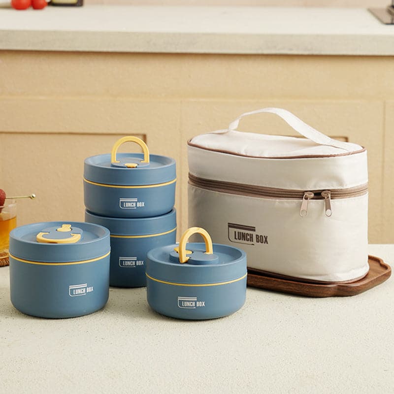 Insulated Stainless Steel Lunch Box with Leak-Proof Seal for Work, School & Travel | Keeps Food Hot for Hours | Double-Wall Food Container