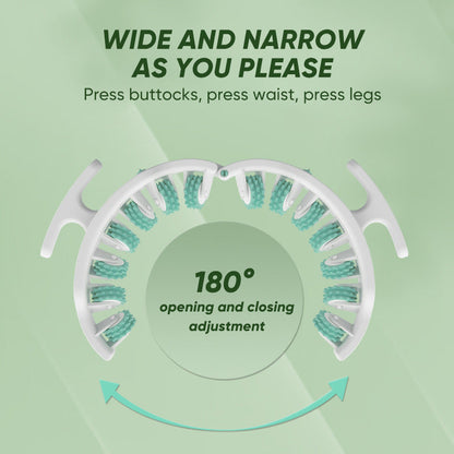 Cellulite Roller | 360° Deep-Tissue Massage Tool with Adjustable Width | Enhance Circulation for Toned Legs