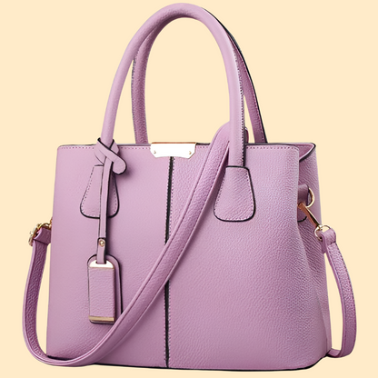 Elegant Tote Bag | Pebbled Leather Handbag with Adjustable Strap | Versatile Design for Everyday Use