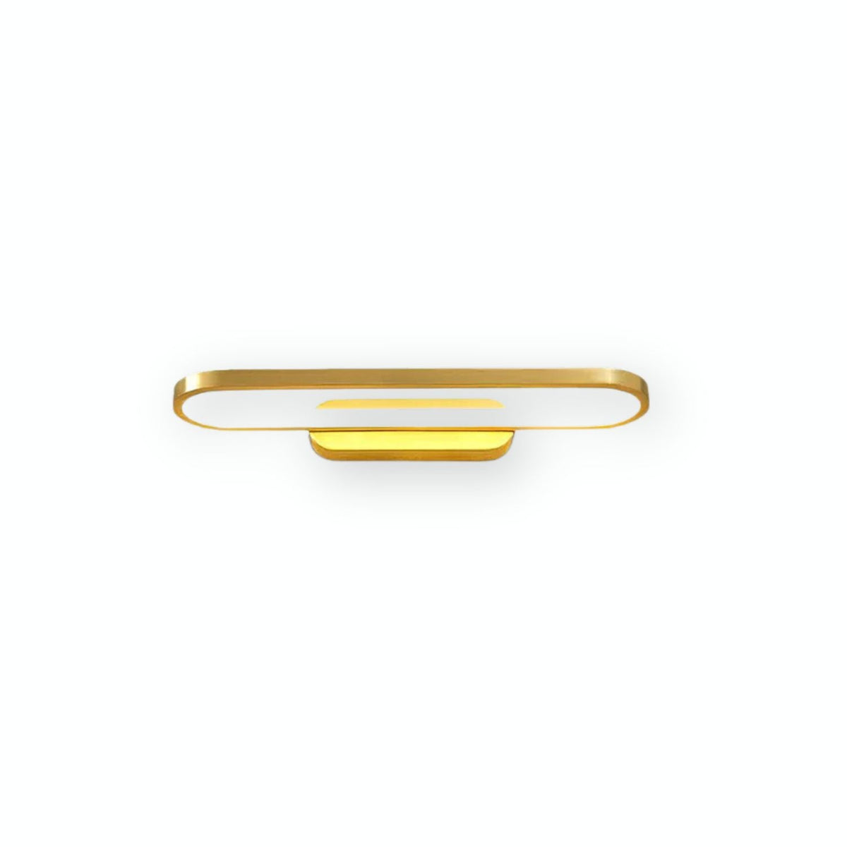 LED Vanity Sconce 16-Inch Brass Finish Switchable Color Temperature for Bathroom Mirror Powder Room Dressing Table Makeup Counter Modern Acc