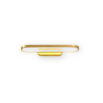 LED Vanity Sconce 16-Inch Brass Finish Switchable Color Temperature for Bathroom Mirror Powder Room Dressing Table Makeup Counter Modern Acc